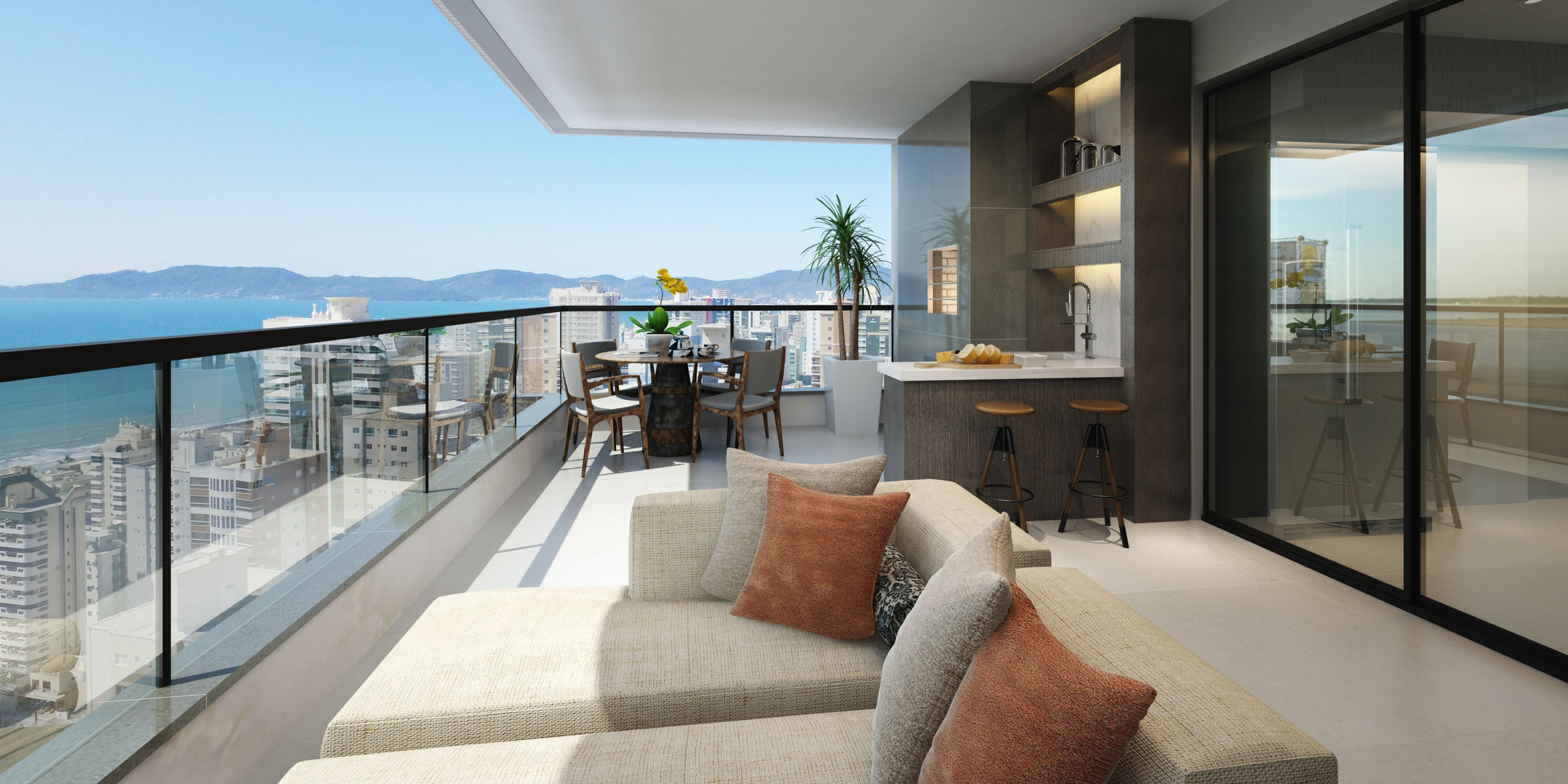 Aqua Casa Master Bedroom Suite with 11 Feet Clear Ceiling Height