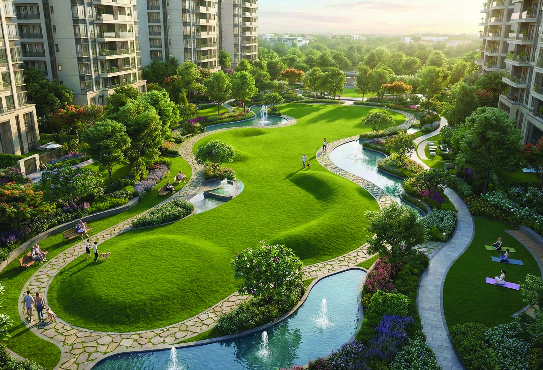 Aqua Casa 70000 Sq.Ft Grand Clubhouse with Olympic Swimming Pool