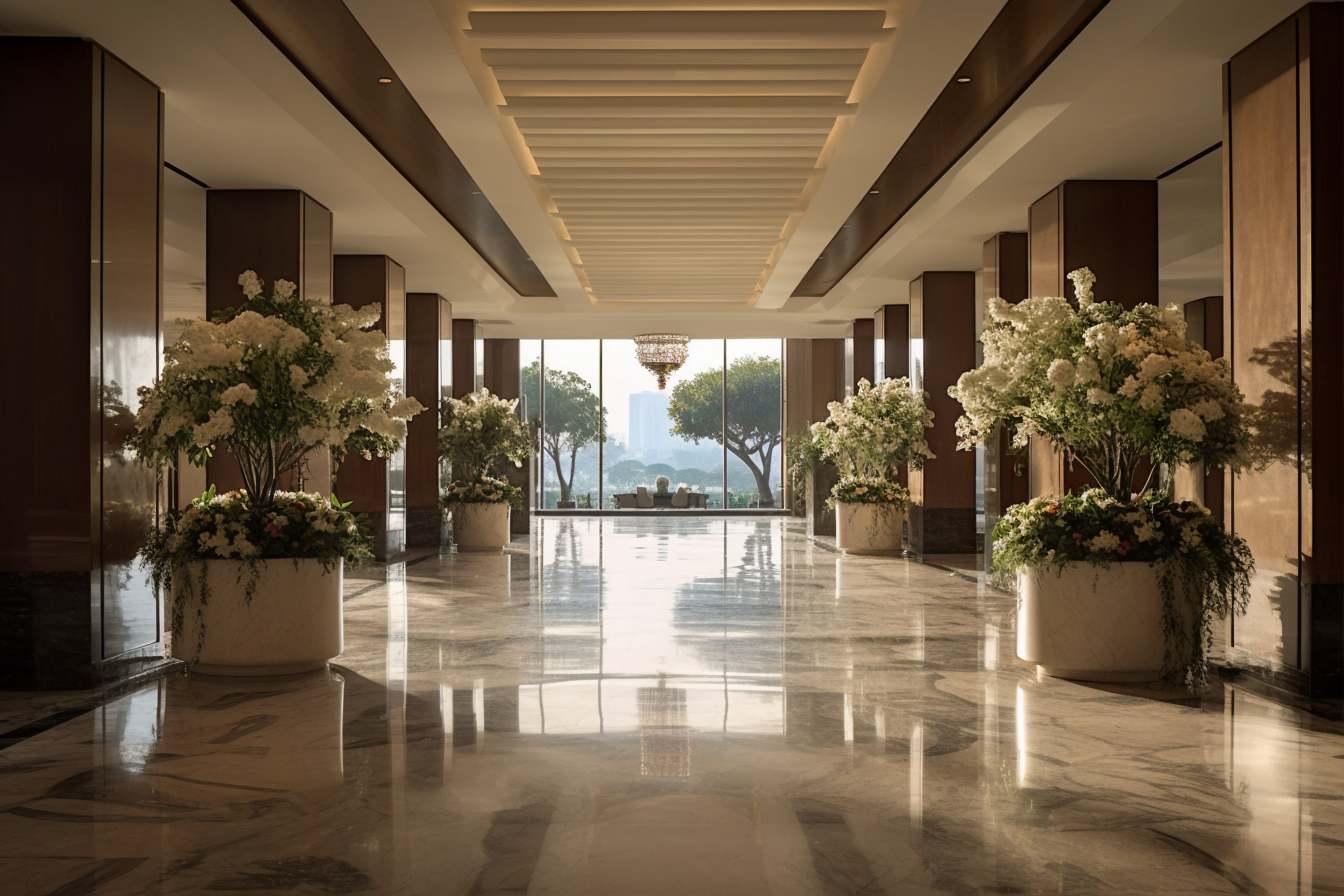 Aqua Casa by Elmas Group 5-Star Double Height Air-Conditioned Entrance Lobby